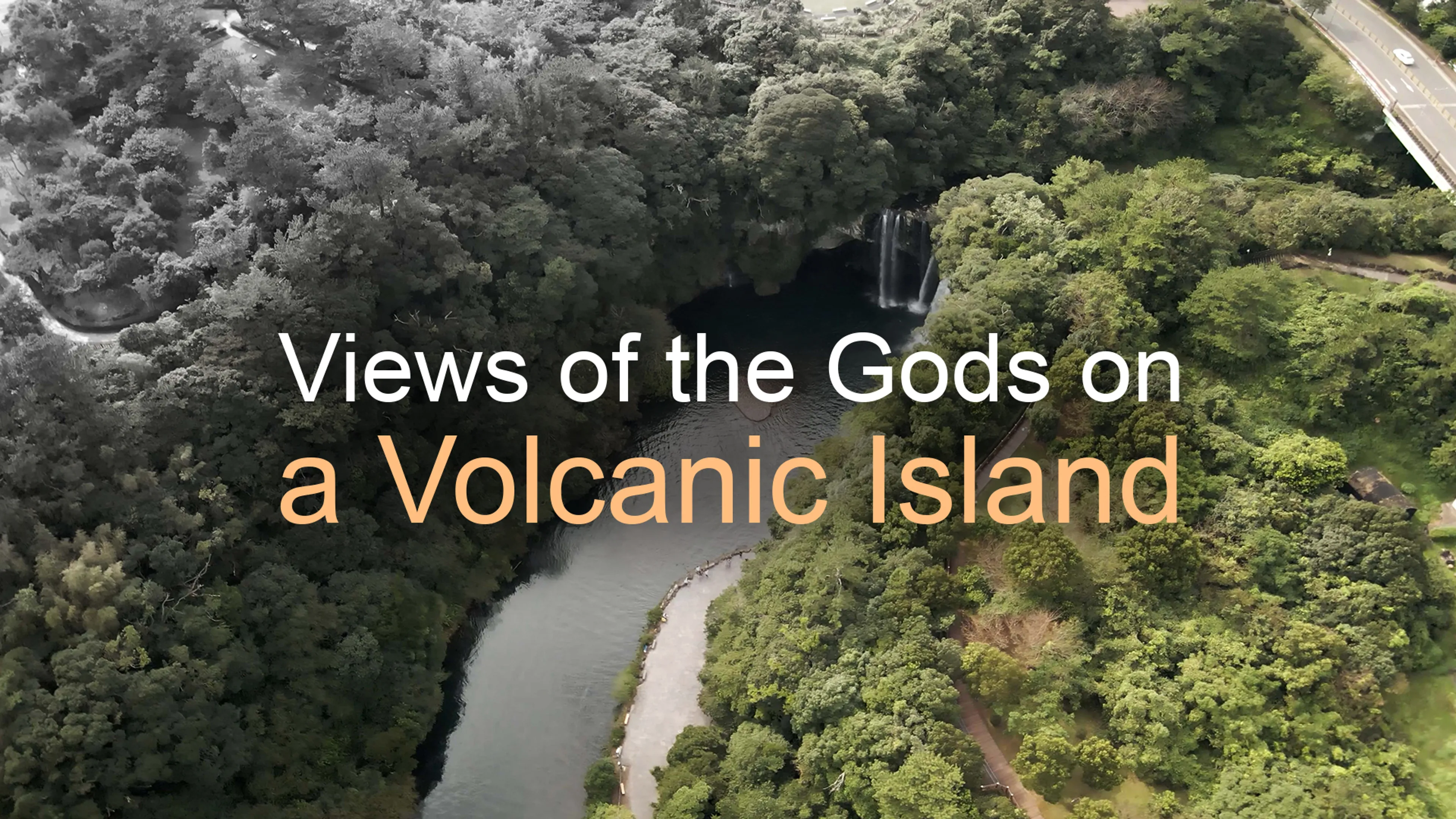 Views of the Gods on a Volcanic Island poster